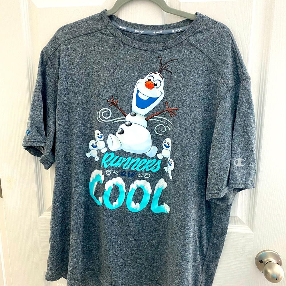 Run Disney Olaf Dry fit T-shirt size 2X